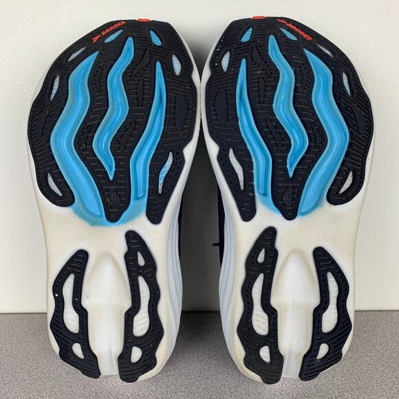 Brooks Glycerin Max Women's 8.5 B Peacoat/Blue Ribbon/Hot Coral Running Shoes - Picture 15 of 16